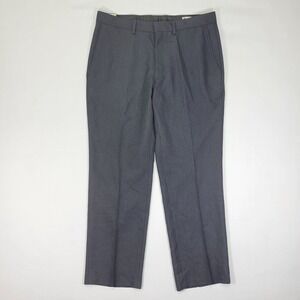 Haggar Men's Trousers Tic Weave Travel Performance Comfort Fabric Size 36‎ x 30